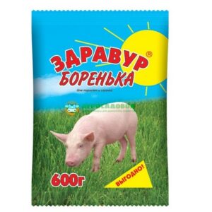 «Здравур Боренька»  для поросят и свиней (пакет 600 г)